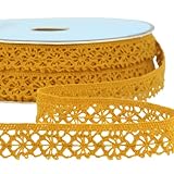 2,5 cm Encaje de colores - Mostaza - 2,5 cm