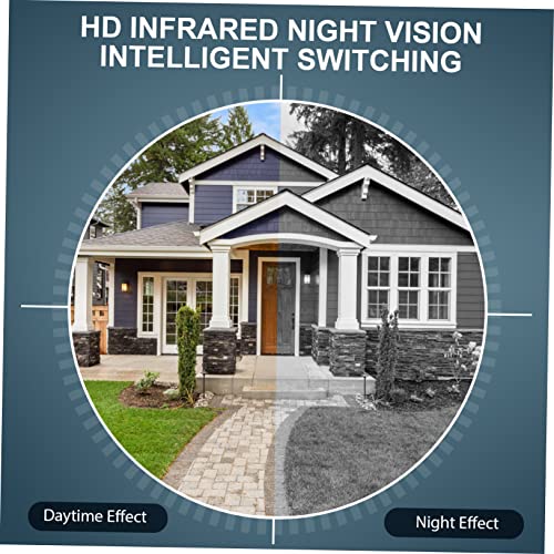 UKCOCO 4 Pcs Campainha Câmera Sem Fio Para Casa Câmera Wi-fi Sem Fio Plástico Wifi Visão Noturna