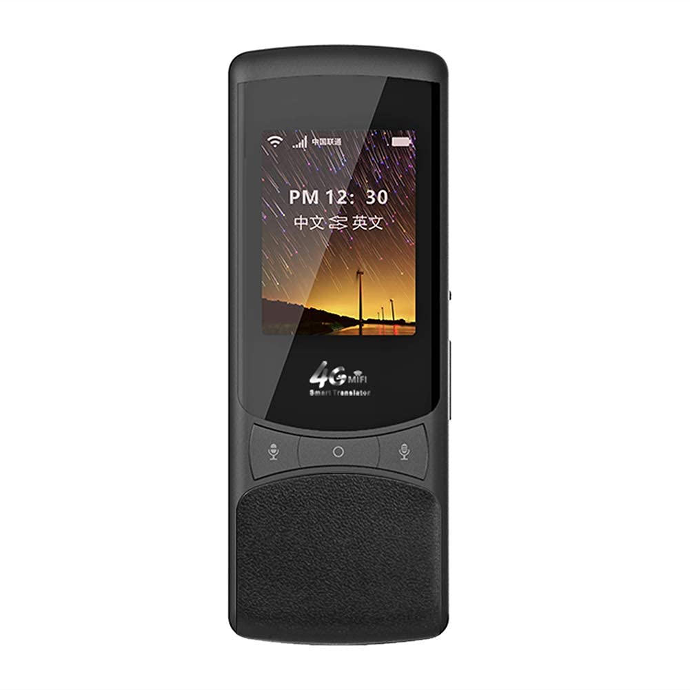 Smart Language Voice Translator-apparaat, vertaling van meer 52 talen, 2,4-inch touchscreen-batterijondersteuning, wifi voor het leren van zakenreizigers