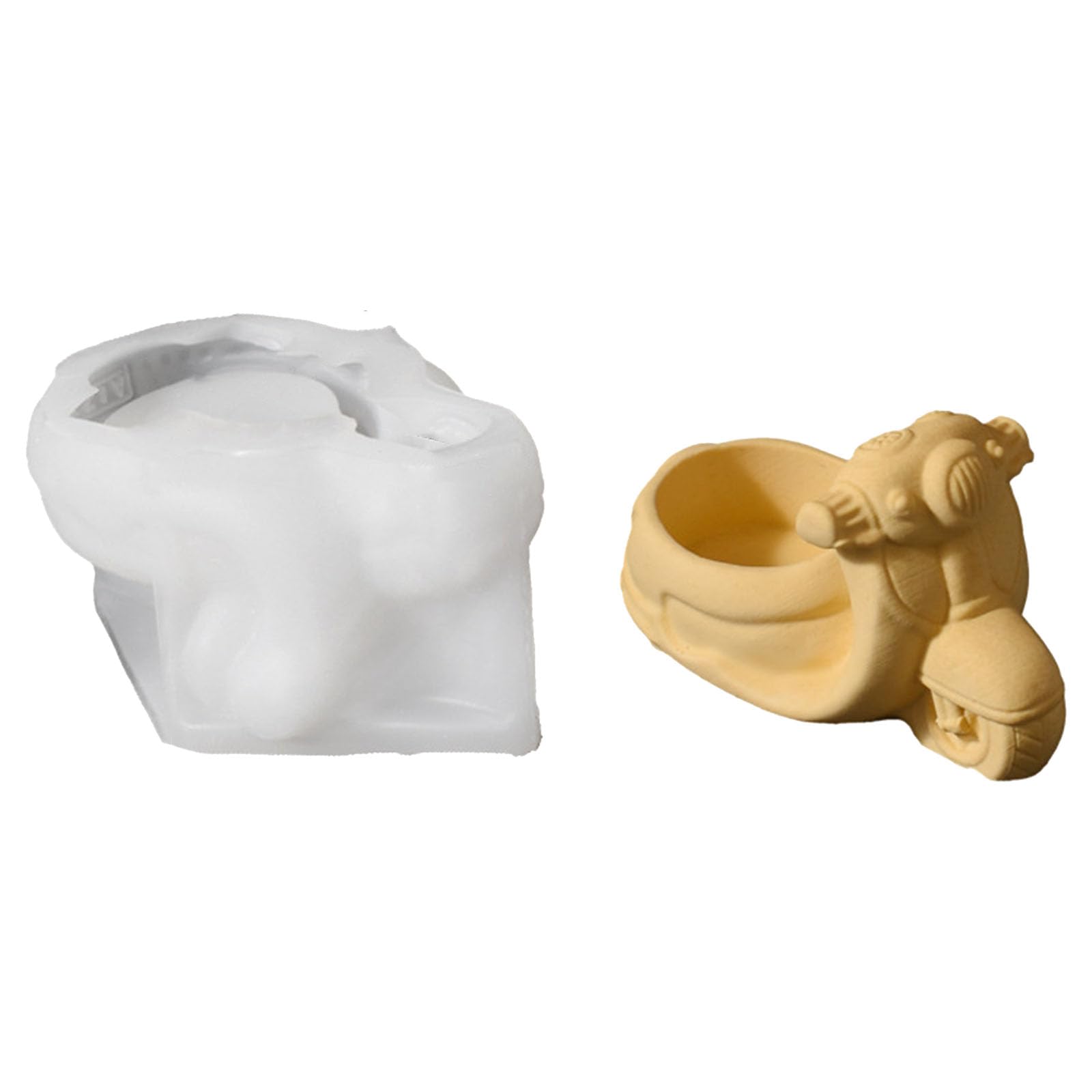Tsophreniq Bus Shaped Succulents Plant Silicone Plasters Molds Castings Flower Pots Molds Craft Supplies Succulents Plant