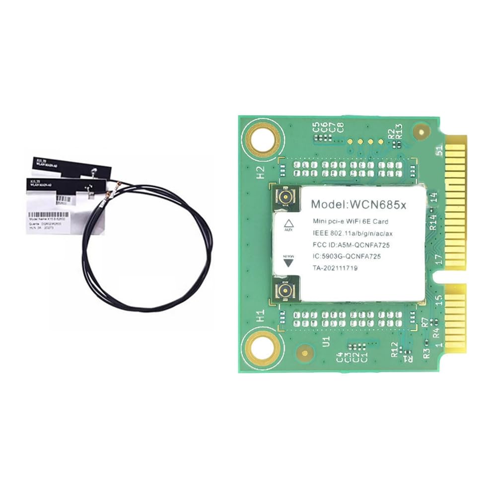 Módulo WiFi6E NFA725 AX6000 Mini PCIE para solucionar cortes de internet y problemas de Bluetooth 8