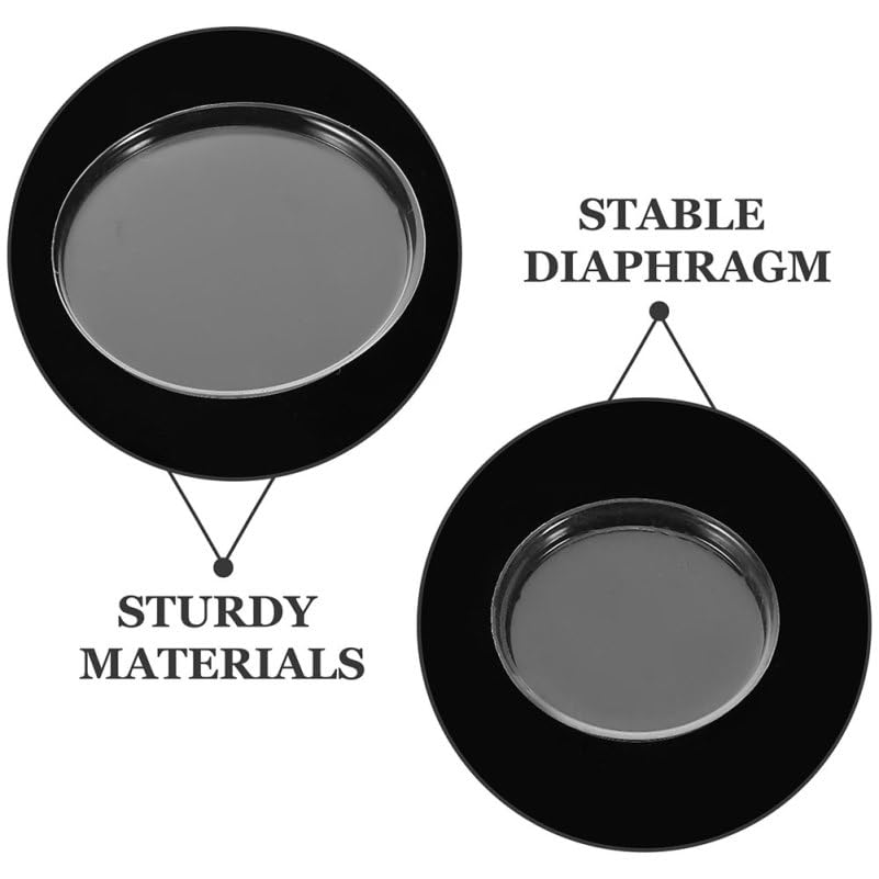 4pcs Stethoscope Diaphragm Replacement for Adults and Pediatric Stethoscope Accessories, White Multifunctional Spare Parts Compatible with Cardiology and Use
