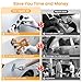 Dent Puller, 134PCS Paintless Dent Removal Kit – Car Dent Puller Kit with Slide Hammer 2 in 1 T-Bar, Golden Lifter, Bridge Puller–Dent Remover Tool for Car Hail, Dings Damage DIY Repair