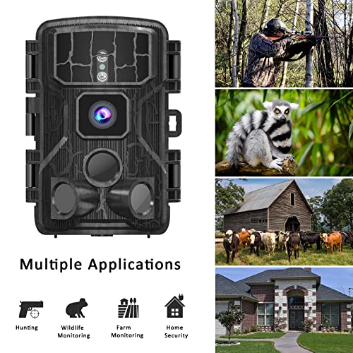 Ezetai Trail Camera Wifi 4K 30Mp Bluetooth Game Cameras With Night Vision Motion Activated Waterproof,120°Wide-Angle,0.2S Trigger Time Ip66 Waterproof Hunting Trail Camera For Wildlife Monitoring #TOP1