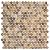 Beige Glass Penny Round Mosaic Tile - 12.2" x 12.2" Sheet for Kitchen, Bathroom or Wall Panel (10-Pack)