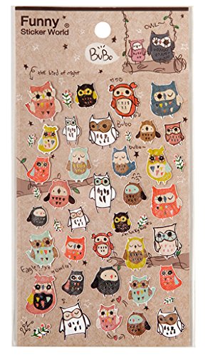 OBERTHUR - Mini Stickers HIBOUX