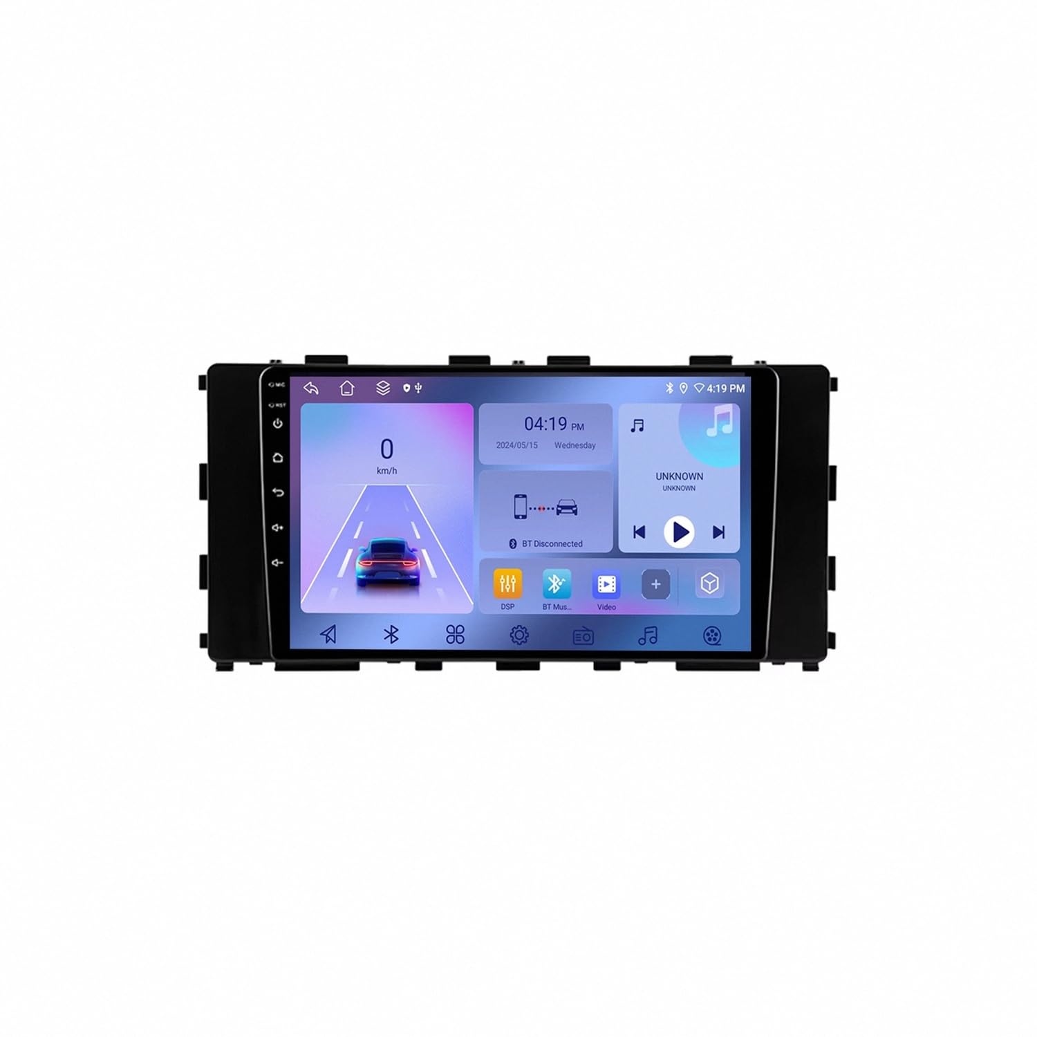 GPS Camiones Dodge Journey Pantalla Táctil HD Android Auto Inalámbrico Bluetooth WiFi 32G 8