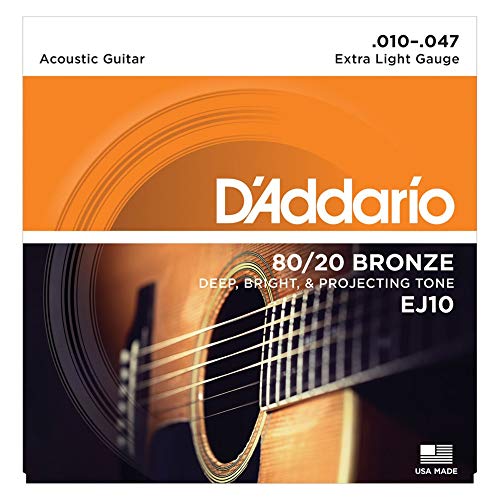 __I D'Addario EJ10 Bronze Extra Light AR[XeBbNM^[×3Zbg