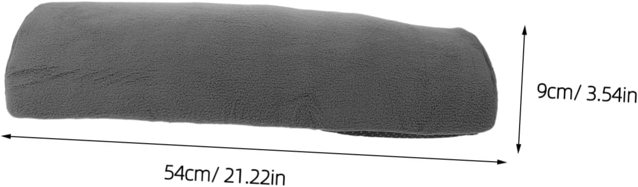 Luxshiny Half-Round Recliner Leg Pillow for Sleeping and Travel, Soft Sponge Material with Lint Cover, Minimizes Muscle Strain, Easy Installation Body Pillow Style Leg Rest Cushion
