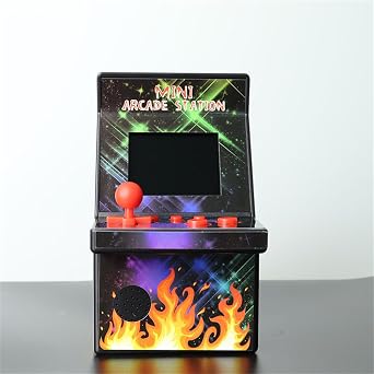Mini Arcade Game, 8-Bit Game Console for Kids with Built-in 200 Classic Games, Mini Game Console, Suitable for Kids Birthday, Christmas Gifts, Pack of 1