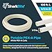 SharkBite 1/2 Inch x 100 Feet White PEX-A, PEX Pipe Flexible Water Tubing for Plumbing, UA60W100