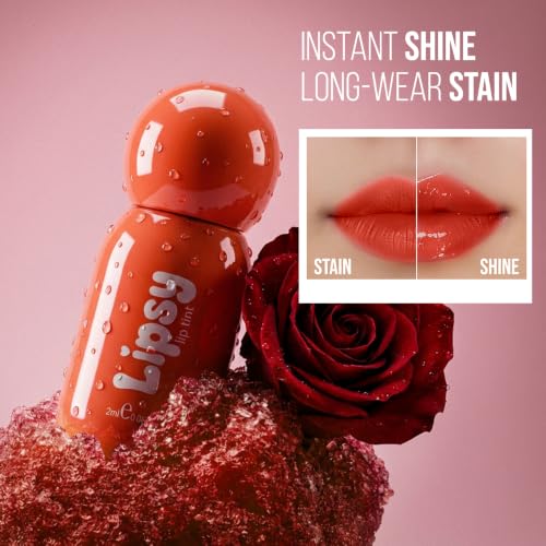 Image of Daily Life Forever52 Lipsy Lip Tint | Hydrating Glossy Lip Colour with Cherry Seed Oil, Meadowfoam Oil & Hyaluronic Acid | Buildable Pigment, Non-Sticky, Long-Lasting Lip Stain, Rose Crush -03