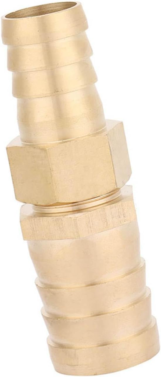 Brass Barb Reducer Tube Splicer Pipe Fitting Connector Adapter 19-19mm - AntiCorrosion, High Pressure, Connection for Chemical Applications (19-25mm)