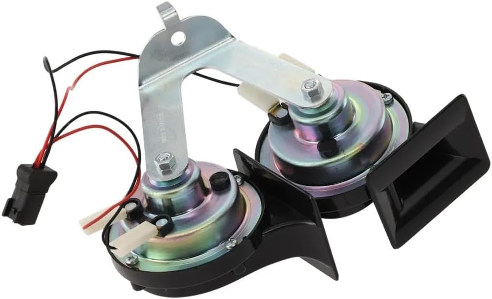 Rareelectrical New Horn Compatible With Jeep Grand Cherokee 65Th Anniversary Edition 8 Cyl 4.7L Commander Limited 8 Cyl 5.7L Grand Cherokee Overland 8 Cyl 5.7L 2005-2010 By 5026994Ab