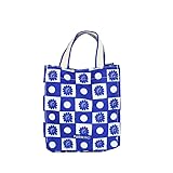 Bolsa Mimo Farm Palermo Quadriculado Azul e Branca Verão 25