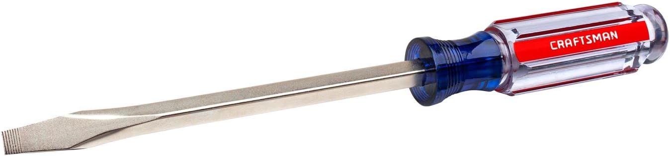 CRAFTSMAN Slotted Screwdriver 5/16 in. x 6 in., Acetate Handle (CMHT65030)