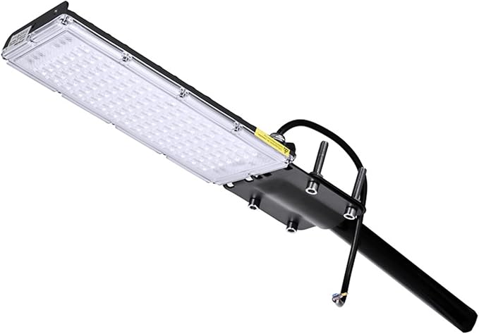 Farola 100W Para Exterior LED, 9000LM Blanco Frío 6000K Luz de la Calle, Impermeable IP67 Iluminación en Mástiles Para Seguridad Aire Libre, Jardín, Paredes y Caminos