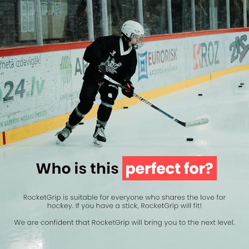 Alternative au ruban pour hockey ROCKETGRIP grip de crosse durable perforé