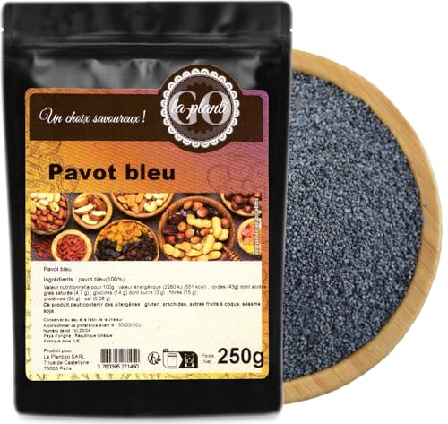Pavot bleu 250 g - LA PLANTIGO