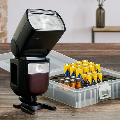 Caja para guardar pilas AA y AAA con tapa transparente para ver el contenido 3