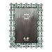 Prinz Armitage Metal Frame with Turquoise Diamond Shaped Jewels, 4 by 6-Inch