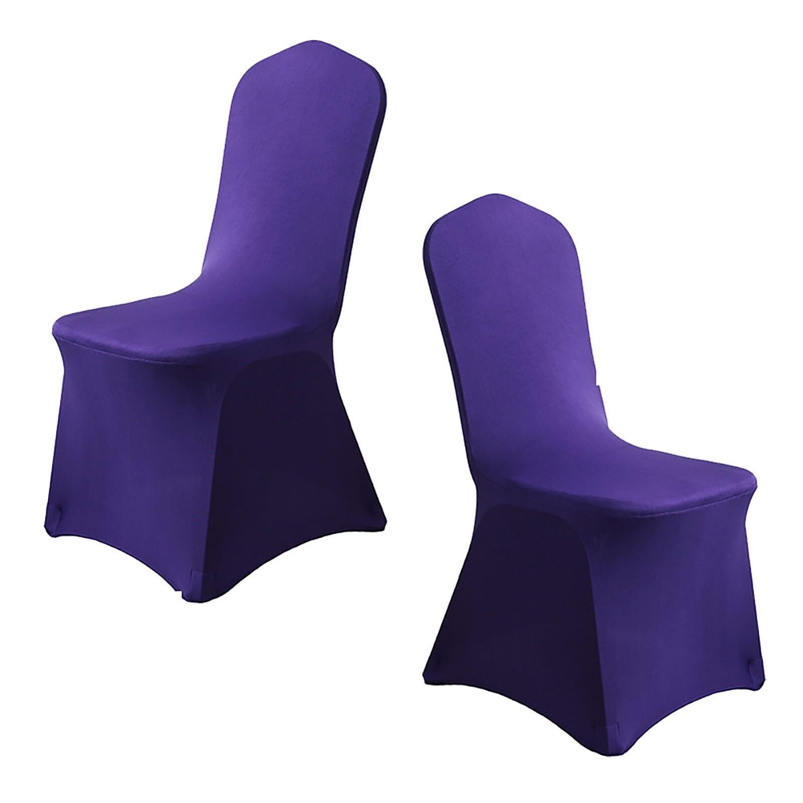 NMVAWIPT 20pcs Polyester Spandex Stretch Chair Covers Slipcovers Washable Removable For Weddings Birthdays Dining Parties