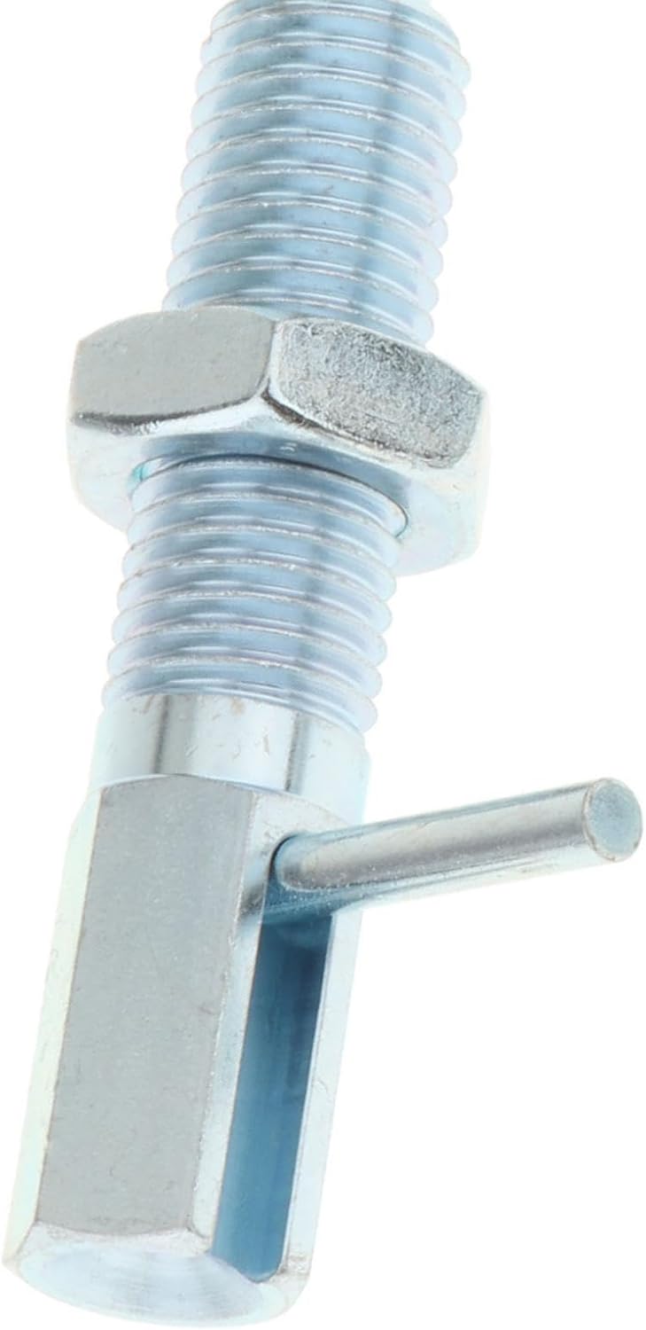 Retractable Indexing Spring Plunger L Handle Assembly Durable Bolt Accessories Direct Replaces Indexing Plunger Pin with Nut, Galvanization M16