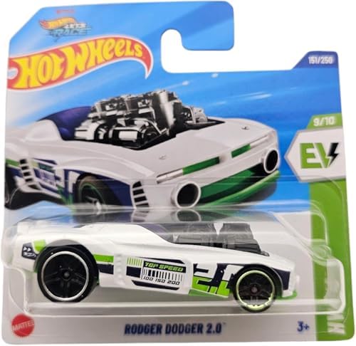 Carrinho Hot Wheels Let's Race - Rodger Dodger 2.0 HW EV - HYY86.