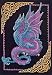 Janlynn Cross Stitch Kit, 15-Inch by 11-Inch, Mythical Dragon Picture