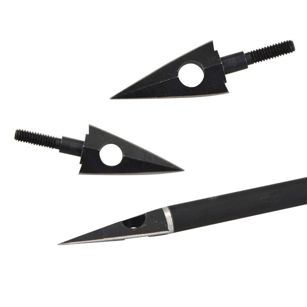 Teste Da Caccia Per Frecce - 6pz Broadhead 100 Grana Per Balestra E Arco Compound - Foto 8