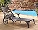Biscayne Bronze Chaise Lounge Chair by Home Styles
