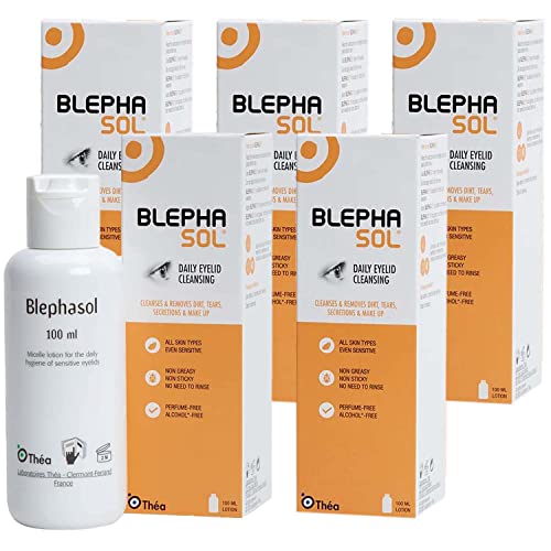 blephasol Loção 100 ml x 5 blephasol para tratamento de blefarite conservante livre