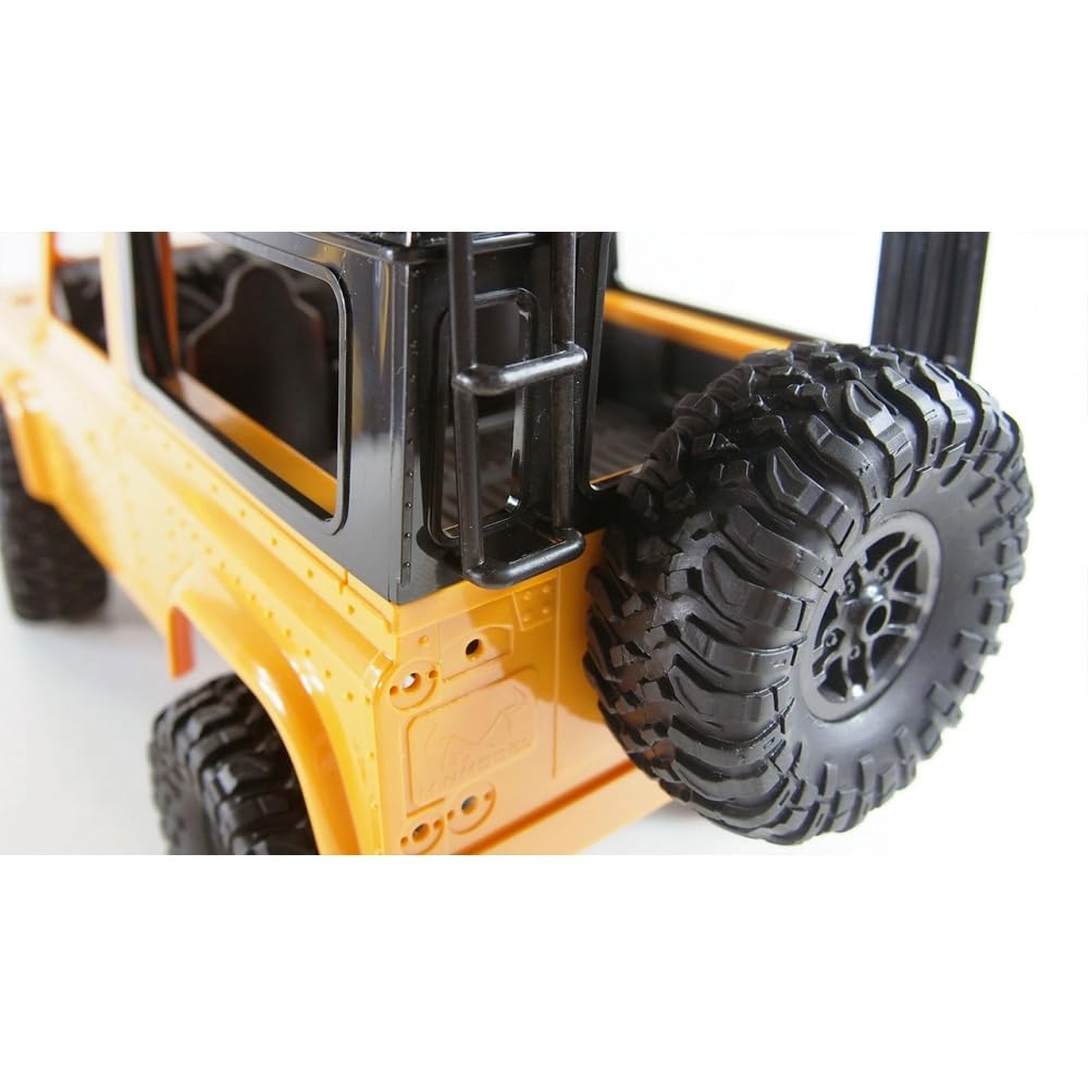 Land Rover Defender D90 RC samochód 4WD zdalnie sterowany samochód z oświetleniem LED, metalowa skrzynia biegów, pojazd offroad, czas jazdy 30 min, zdalnie sterowany od 8 lat