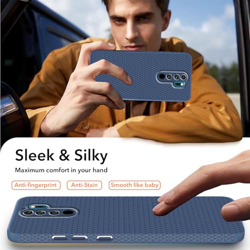 Image of Jkobi Back Cover Case for Xiaomi Mi Redmi Note 8 Pro (Liquid Silicone | Side Grip | Camera Protection)