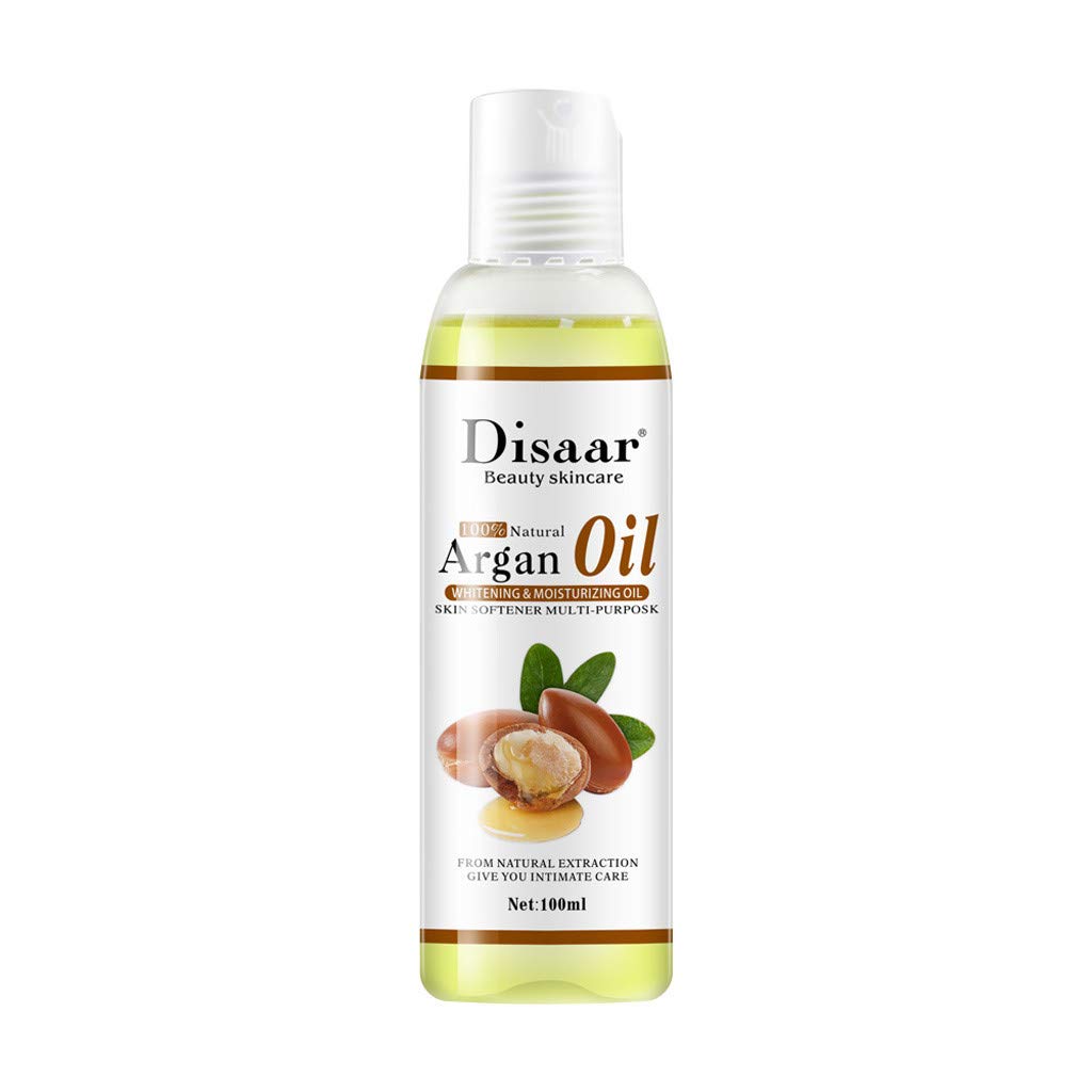 Disaar Pure Natural Argan Oil 100ml Moisturizer & Whitening Skin Softer Multi-Purpose