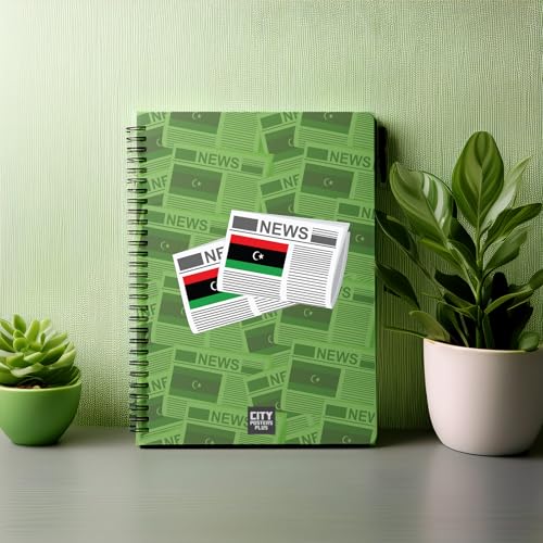 Notebook Libya Newspapers A5 ligné lot de 20 cahiers pour fournitures scolaires