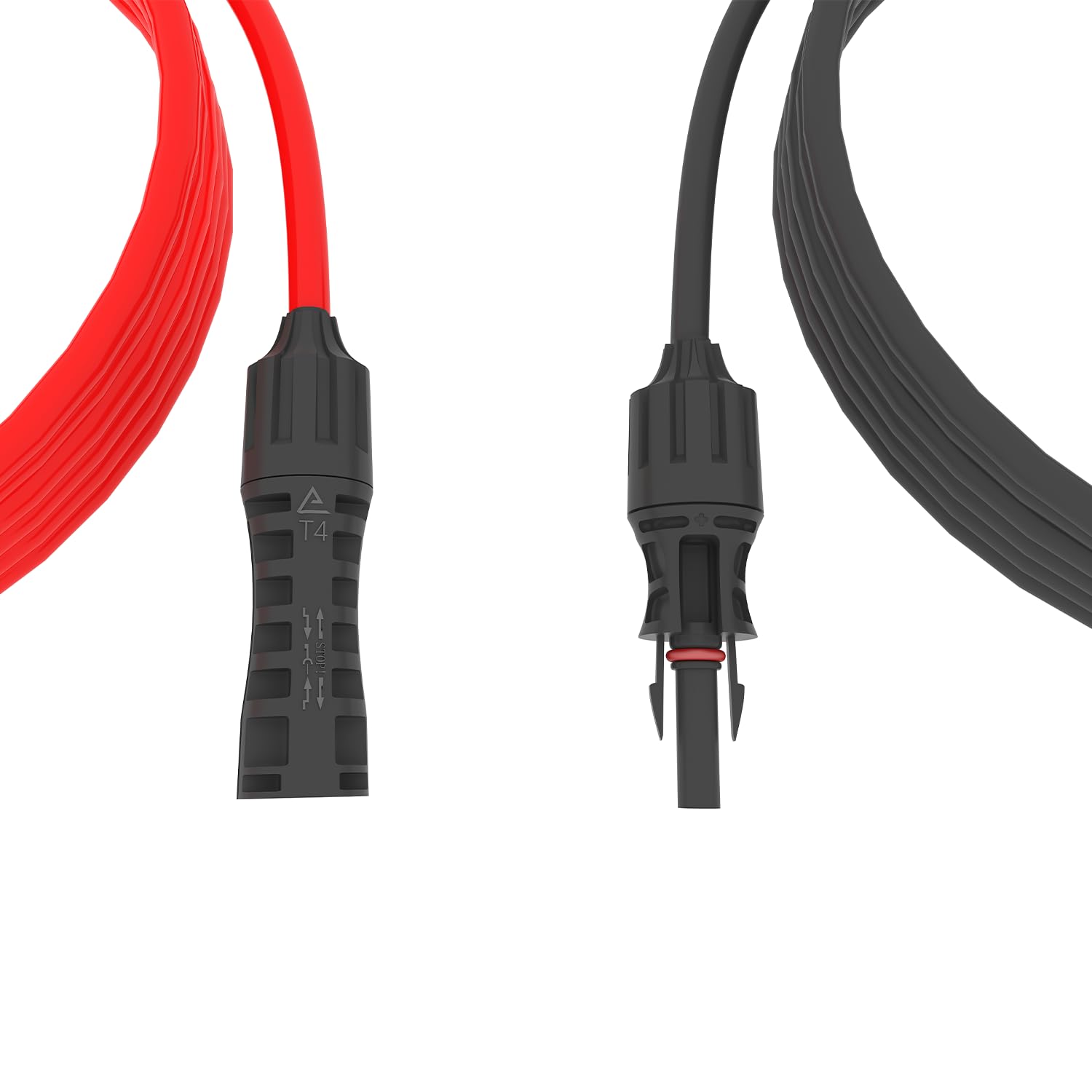 Solarkabel 8M 6mm² Verlängerungskabel Solarstecker reines Kupfer für Solaranlagen inkl. PV Stecker Rot+Schwarz Set