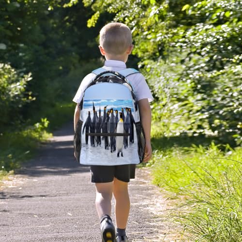 Sac à dos école et randonnée pingouin grand format pour ordinateur