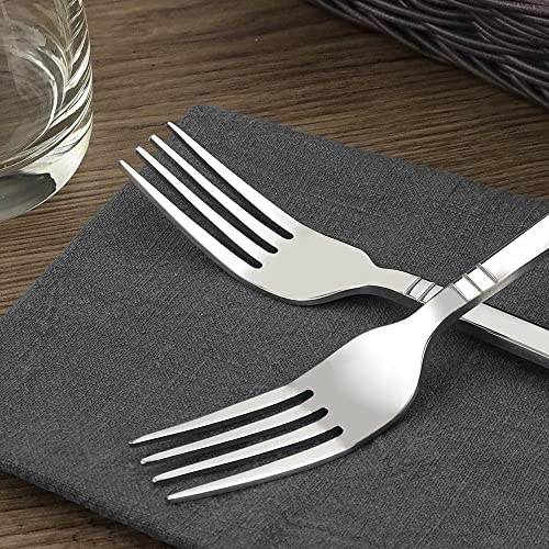 Dinner Forks 12-Piece Stainless Steel Mirror polishing Table Forks Dishwasher Safe(7.8in) - Image 3