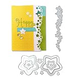 【Ampliamente utilizado】 Las plantillas de punzonado de estrellas son muy adecuadas para decorar tarjetas de celebración navideña, tarjetas de cumpleaños, decoraciones para álbumes de recortes, decoraciones para sobres, postales, álbumes de fotos, tarjetas de papel en relieve, corte de papel, tarjetas de felicitación de bodas, tarjetas de fiesta, tarjetas de regalo, tarjetas de invitación y varios proyectos de manualidades en papel.