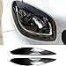 Produktbild Auto Scheinwerfer Augenbrauen Auto-Carbon-Faser-Beschaffenheit Sticker Scheinwerferblenden, Eyelids Trim Augen-Abdeckung Dekoration for Benz Smart-2014+ (Color : Color1)