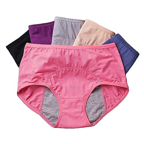 HMLSYZX Calzoncillos for Incontinencia Urinaria, Ropa Interior Reutilizable para Pantalones de Incontinencia Urinaria, Calzoncillos Cómodos de Control de Vejiga Reutilizables de Algodón