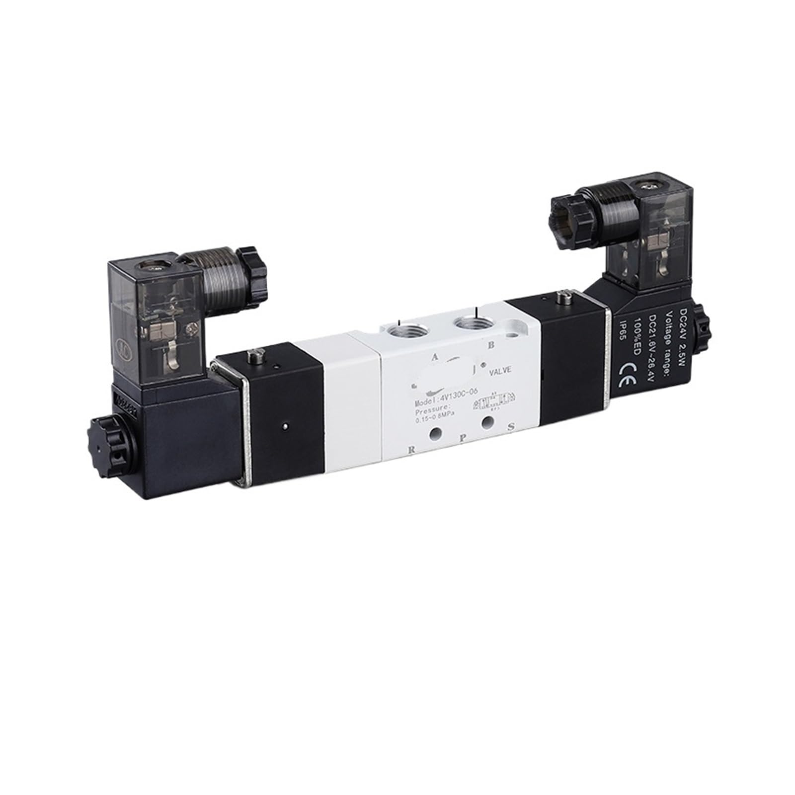 Électrovanne 4V130C-06-DC24V centrale trois positions 1 pièce
