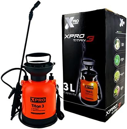 - ONE DAY ONLY - LIQUIDATION SALE - XPRO TITAN 3. Pump Garden Pressure Sprayer 0.8 Gallon. Lawn Water Sprayer. Compression Sprayer.