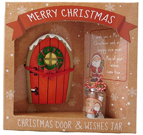 TK-Gruppe Puerta y Deseos de la Navidad Jar Navidad - Stocking Fillers - Santa Secreto