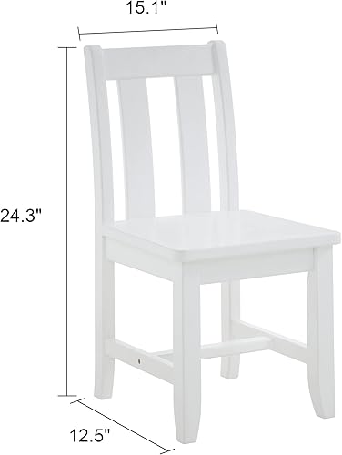 Miniatura 7 de MUSEHOMEINC Kids Chairs for Toddlers, Children Wooden Chairs for Playing or Activity, Set of 2, Activity Chair for ChildrenKids Wooden