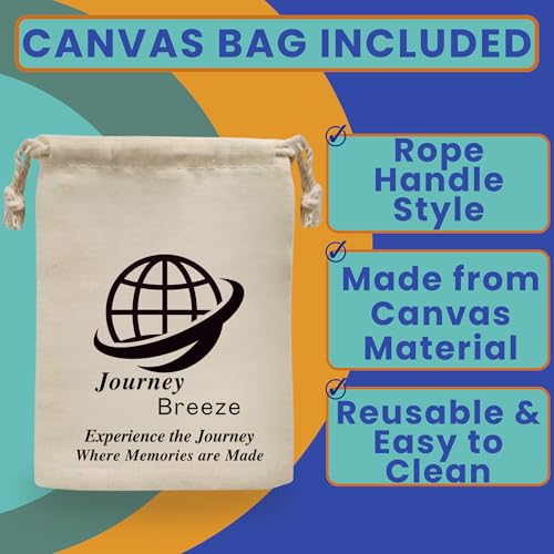 Travel Laundry Detergent Sheets + Canvas Bag, Great for Cruises, Camping, Glamping, Backpacking, Dorms, Hotel and Other Travel - Image 8