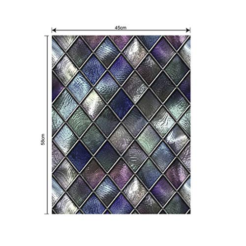 CLISPEED Filme de Privacidade de Janela 22. 8 X 17. Filme de Vidro de Janela 3D de 7 Polegadas - Ade