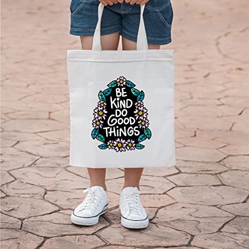 Image of Medium Canvas Tote Bag for Women with Zip, Stylish Polyster Cotton Handbags College Grocery Handbags PK-8514 L X H 38 X 43 Cms