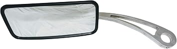 Wakeboard Tower Mirror Arm, Polished Aluminum Adjustable Mirror Mount, Attaches To Boat Tower Not Windshield, Fits Round Tubing Towers, Clamp Sizes 1 3/4-2.5 inch